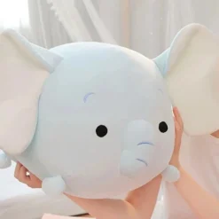 Peluche squishmallow éléphant bleuté