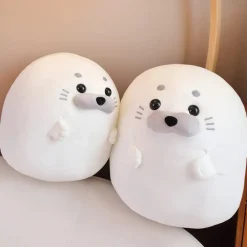 Peluche squishmallow phoque coloré