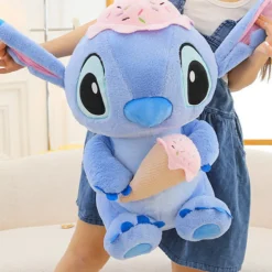 Peluche Stitch bleu douce et mignonne avec glace