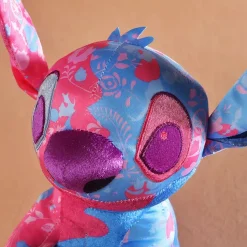 Peluche Stitch Disney rose bleu clair enfant câlin doux