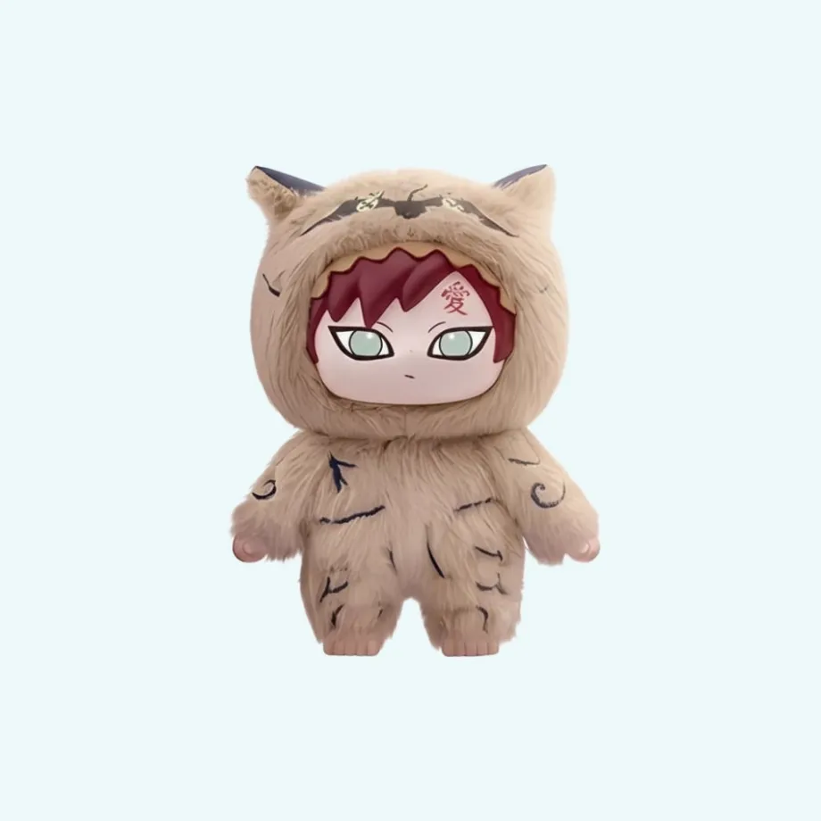 Peluche style Labubu Naruto ninja doux