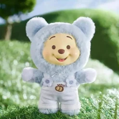 Peluche style Labubu Winnie ourson velours doux câlin