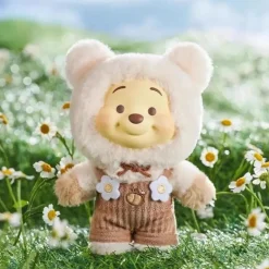 Peluche style Labubu Winnie ourson velours doux câlin