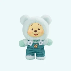 Peluche style Labubu Winnie ourson velours doux câlin