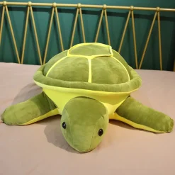 Peluche tortue des océans verte