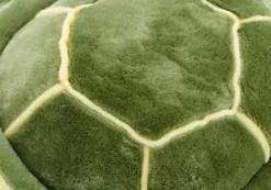 Peluche tortue douce verte et jaune