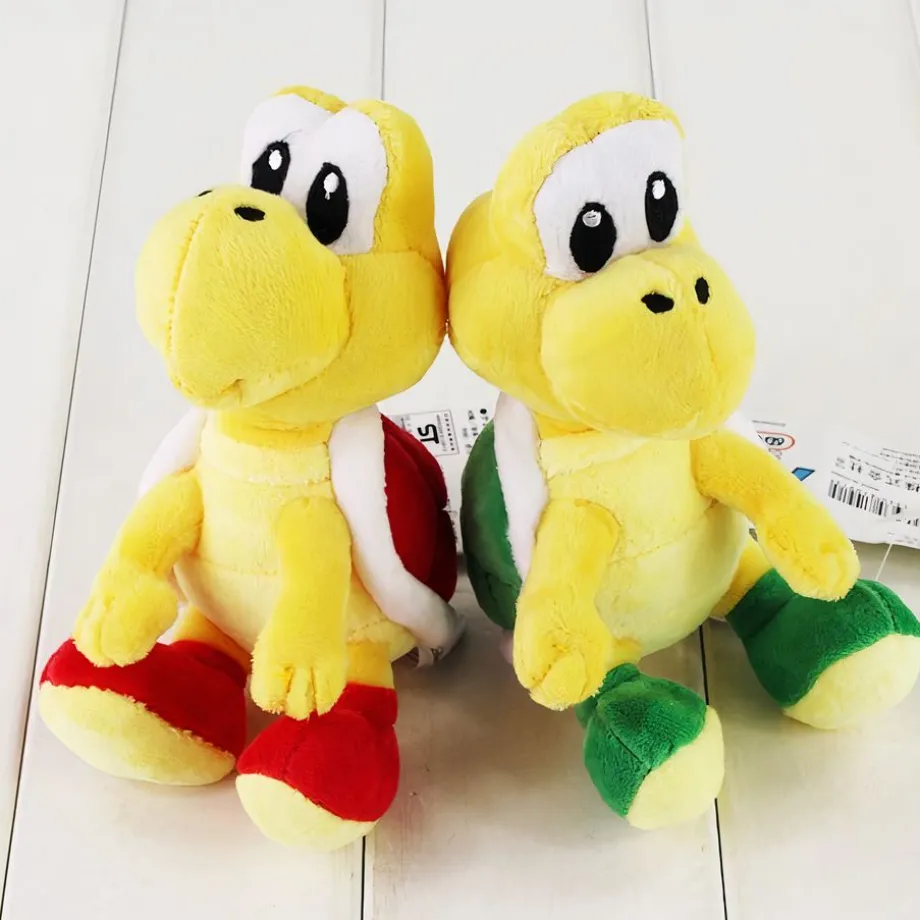 Peluche tortue Koopa Troopa verte Mario douce enfant