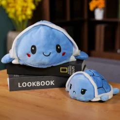Peluche tortue réversible