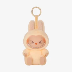 Peluche type Labubu assise boîte mystère