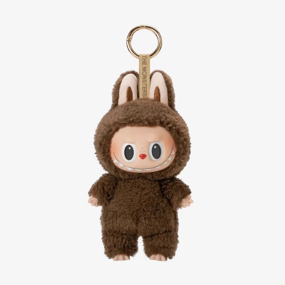 Peluche type Labubu debout boîte mystère