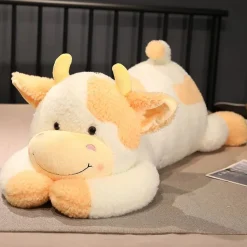 Peluche vache géante et colorée