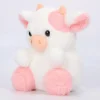 Peluche vache rose et toute petite
