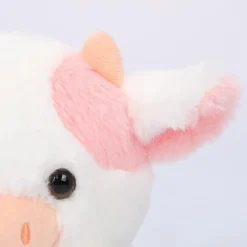 Peluche vache rose et toute petite