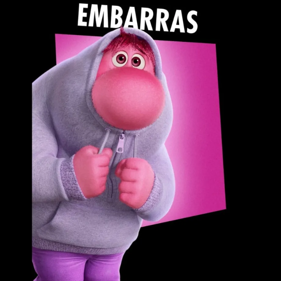 Peluche Vice Versa 2 Embarras douce enfant câlin