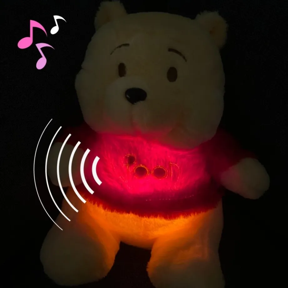 Peluche Winnie ourson berceuse douce câline respirante