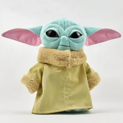Peluche Yoda bleu doux galactique enfant câlin