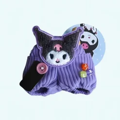 Salopette kawaii peluche type Labubu mignonne