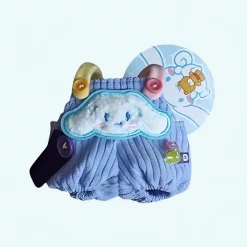 Salopette kawaii peluche type Labubu mignonne
