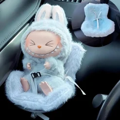 Siège auto harnais peluche style Labubu