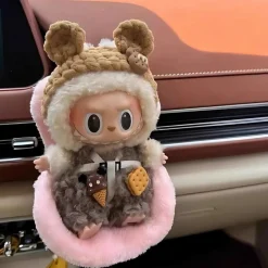 Siège auto harnais peluche style Labubu