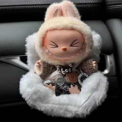 Siège auto harnais peluche style Labubu